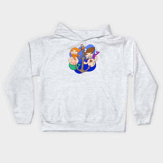 Hooked On You Kids Hoodie by LoveBurty